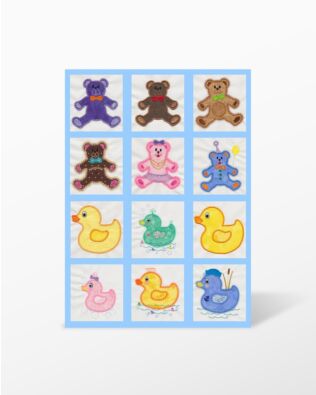 GO! Baby Baby Embroidery Designs by V-Stitch Designs (VQ-Bbe)