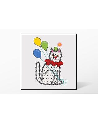 GO! Calico Cat Single #3 Embroidery Designs by V-Stitch Designs