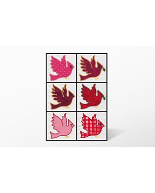 GO! Cardinal Embroidery Designs by V-Stitch Designs (VQ-Cde)