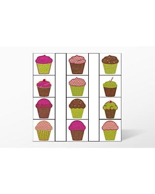Cupcake Embroidery by V-Stitch Designs
