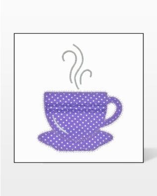 GO! Coffee and Tea Medley 1 Embroidery by V-Stitch Designs
