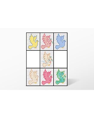 GO! Dove Embroidery Designs by V-Stitch Designs (VQ-Dee)