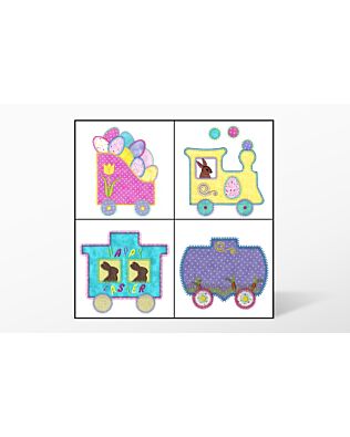 GO! Easter Train Embroidery by V-Stitch Designs (VQ-ETR)