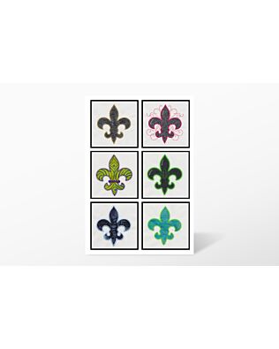 GO! Fleur De Lis Embroidery by V-Stitch Designs (VQ-FDLE)