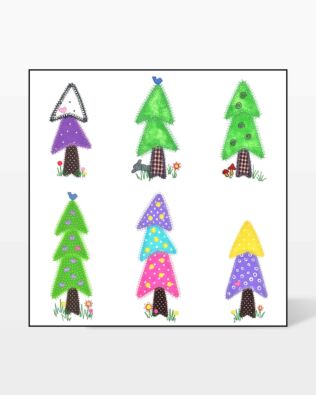 GO! Fairytale Trees Embroidery by V-Stitch Designs