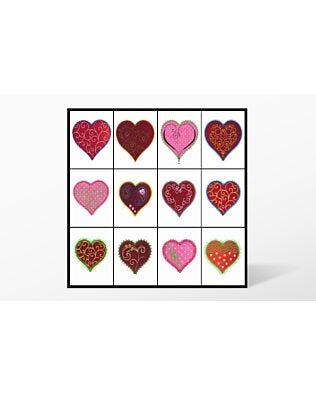 Hearts | Machine Embroidery - AccuQuilt