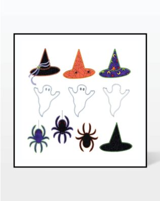 GO! Halloween Medley Embroidery by V-Stitch Designs