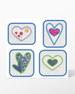 GO! Queen of Hearts Embroidery Designs by V-Stitch Designs