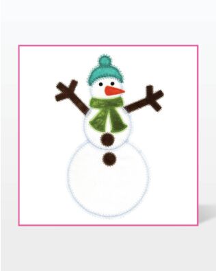 GO! Snow People 1 Embroidery by V-Stitch Designs