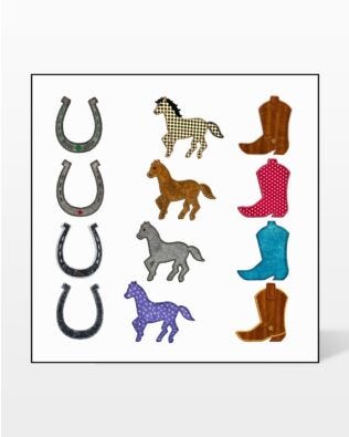 GO! Western Medley Embroidery by V-Stitch Designs