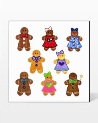 GO! Well Dressed Cookies Embroidery by V-Stitch Designs