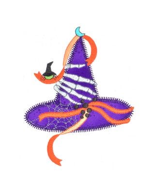 GO! Witch’s Hat Embroidery by V-Stitch Designs