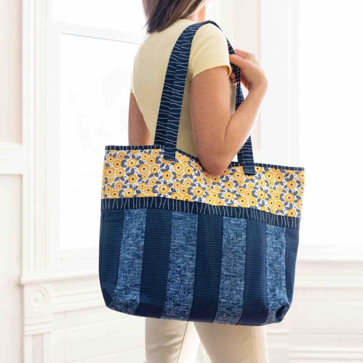 June Tailor Shopper Tote AccuQuilt