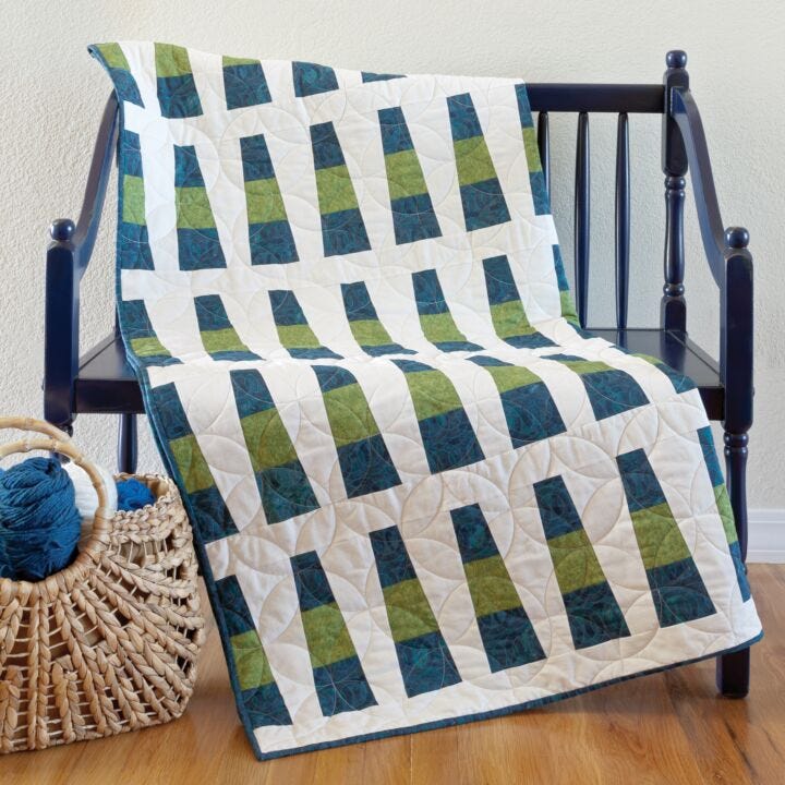 GO! Cerulean Wedge Quilt Pattern - AccuQuilt