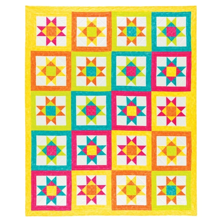 go-vibrant-ohio-star-quilt-pattern-accuquilt for Free Printable Ohio Star Quilt Pattern GO! Vibrant Ohio Star Quilt Pattern - AccuQuilt for Free Printable Ohio Star Quilt Pattern