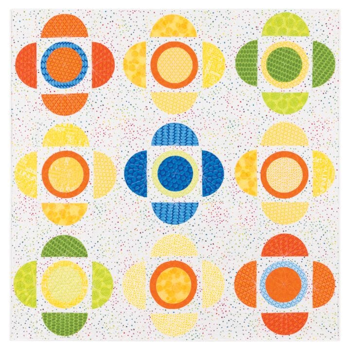 GO! Quatrefoil Squared Quilt Pattern - AccuQuilt