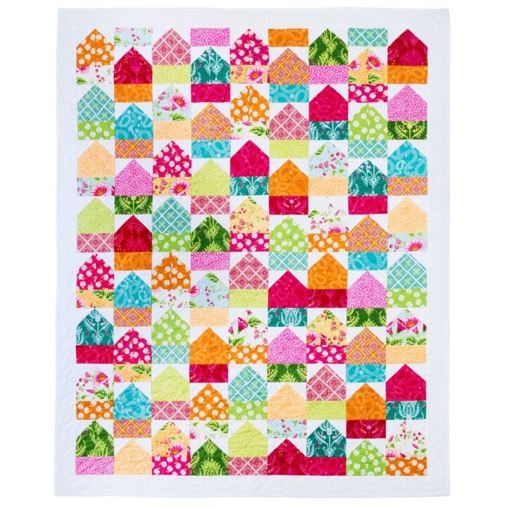 Transatlantic Love & Kisses Quilt | Quilt SOS Project