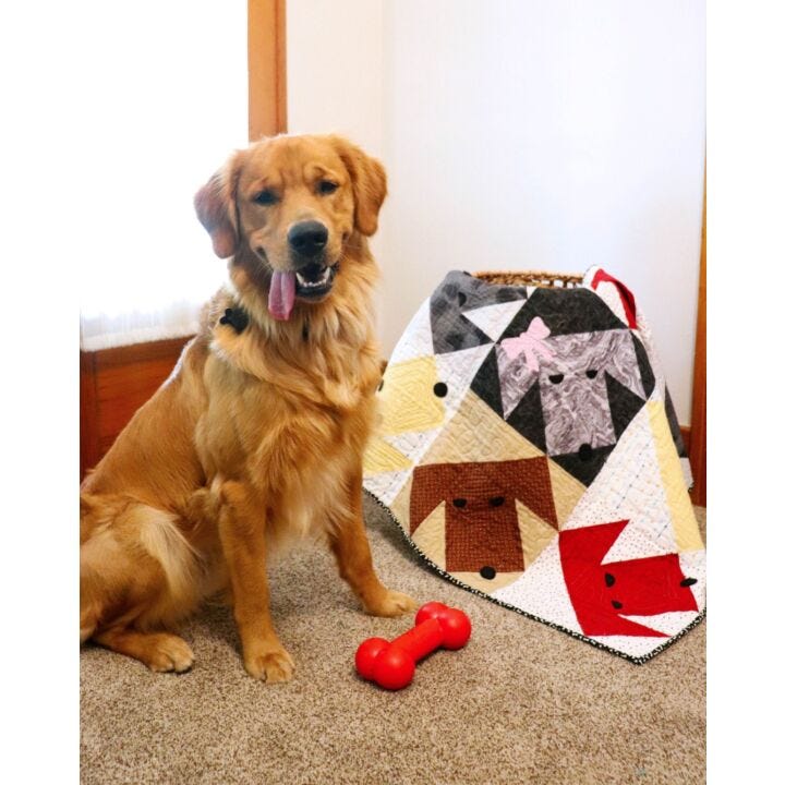 GO! Patchwork Puppies Wall Hanging Pattern – AccuQuilt