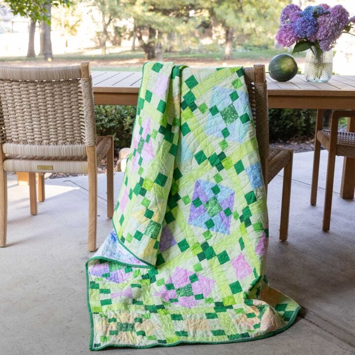 GO! Blarney Stone Throw Quilt Pattern AccuQuilt