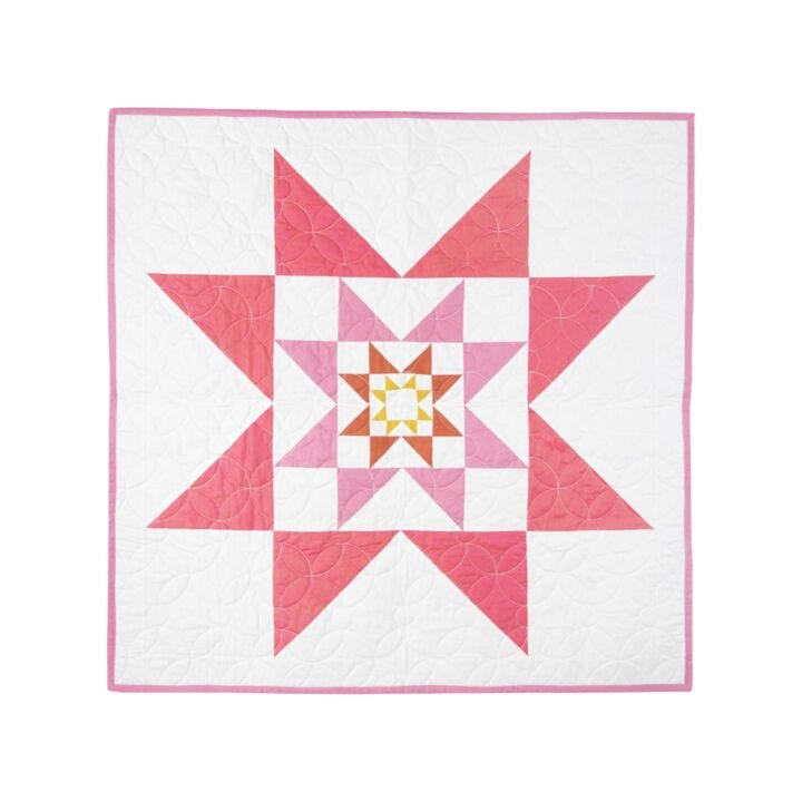 GO! Infinity Star Baby Quilt Pattern - AccuQuilt