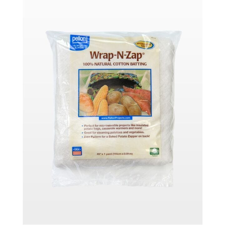 Pellon Wrap N Zap 100% Natural Batting - AccuQuilt