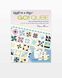 GO! Qube Mix & Match Blocks and Quilts Pattern Book by Eleanor Burns-2nd Edition (1091)