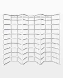 Wire Storage Rack (50830)- Holds 30, AccuQuilt Studio 5" x 6" die boards (i.e., Mini-, Small-, or Large-sized Studio dies). 