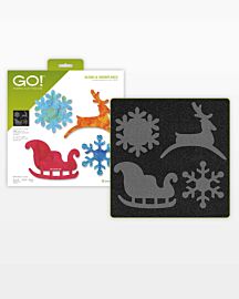 GO! Sleigh & Snowflakes Die
