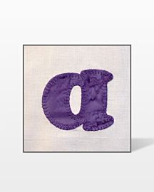 GO! Carefree Alphabet Lowercase Set Embroidery Designs