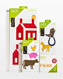 GO! Farmhouse & Blocks Die Bundle