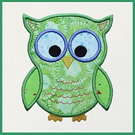 GO! Cute Owl Embroidery Designs by Marjorie Busby
