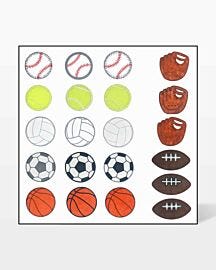 GO! Sports Medley Embroidery by V-Stitch Designs