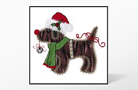 GO! Christmas Gingham Dog Embroidery Designs by V-Stitch Designs (VQ-CGD)