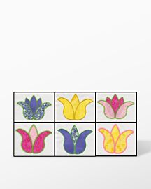 GO! Tulip Embroidery Designs by V-Stitch Designs (VQ-Tpe)