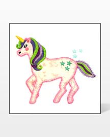 GO! Unicorn Single 1 Embroidery by V-Stitch Designs