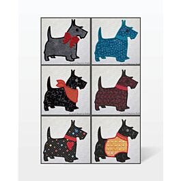 GO! Scottie Dog Machine Embroidery Set by Marjorie Busby