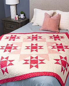 GO! Qube 10" Stars in the Crown Throw Quilt Pattern