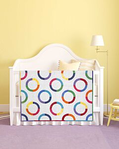 GO! Rainbow Rings Baby Quilt Pattern