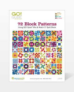 GO! Qube 5" Block-72 Block Patterns Booklet