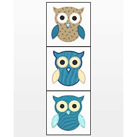 GO! Owl Embroidery Designs