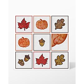 All shapes - GO! Fall Medley Embroidery Designs by Marjorie Busby