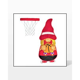 GO! Basketball Gnome Embroidery Specialty Designs