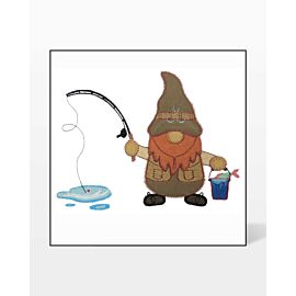 GO! Fishing Gnome Embroidery Specialty Designs