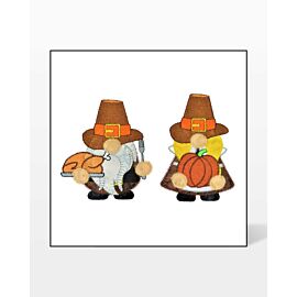 GO! Pilgrim Gnomes Embroidery Specialty Designs
