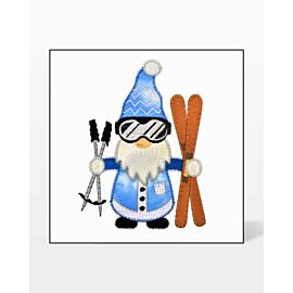 GO! Skiing Gnome Embroidery Specialty Designs
