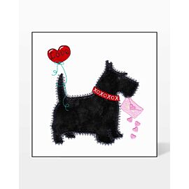 GO! Valentine Scottie Dog Embroidery Design