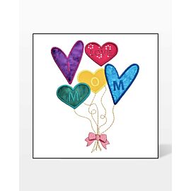 GO! Mother's Day Balloons Embroidery Specialty Designs