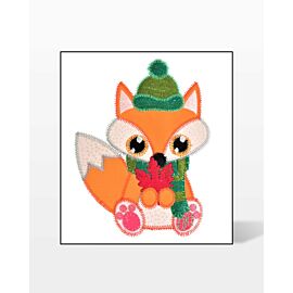 GO! Fall Fox w/ Leaves Embroidery Specialty Designs