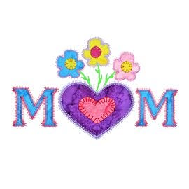 GO! I Love You Mom Embroidery Specialty Designs