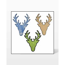 GO! Deer Head Embroidery Designs 